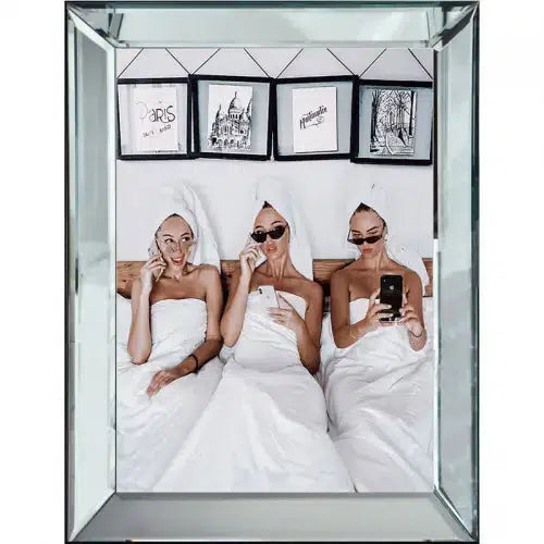 Hazenkamp Bild mit Spiegelrahmen - diverse Motive-Stil-Ambiente-