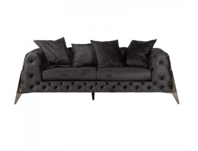 Hazenkamp Sofa elegante Couch Schwarz groß-Stil-Ambiente-115512