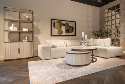 Richmond Interiors Шкаф Тиволи около 2-дверных 3 полков (белые)