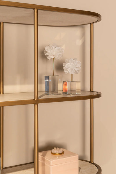 Richmond Interiors Шкаф Тиволи около 2-дверных 3 полков (белые)