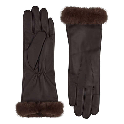 Kimberly Lange Handschuhe | Lammfell, Nerz-Stil-Ambiente-NCF3001-12-S