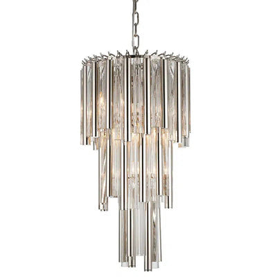 Kronleuchter Chandelier Hängeleuchte Hazenkamp Hängelampe Pendelleuchte Ceiling Lamp Glas Design Luxury-Stil-Ambiente-P0423S