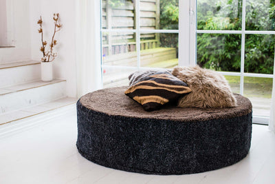 Lammfellhocker | Kurzhaar | Neuseeland | Größe M-Stil-Ambiente-NCL1099-234-104