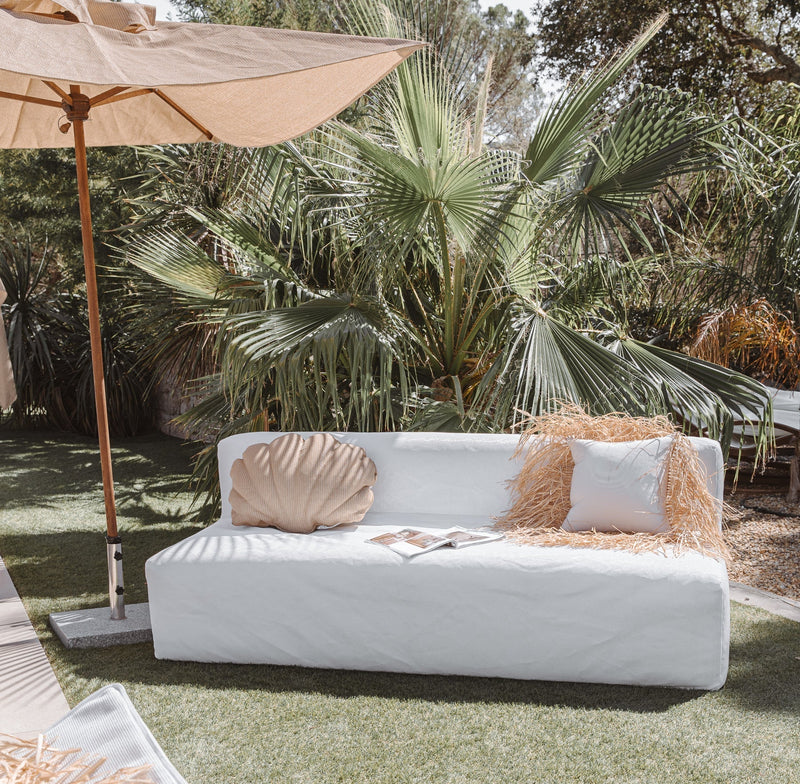 MXHOME Modulsofa - Abziehbar 3-Sitzer - Raphia - Outdoor-www.Stil-Ambiente.de-Canapé EX-3 places Raphia (1 banquette) CE-R3P