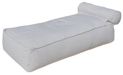 MXHOME Sonnenliege Grauer Leineneffekt - Outdoor-www.Stil-Ambiente.de-Transat Lin avec têtière TL