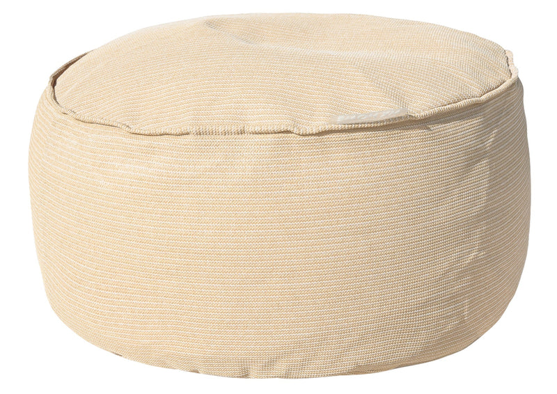 MXHOME Runder Sitzsack - Bast-Effekt Größe M - Outdoor-www.Stil-Ambiente.de-Tabouret M beige raphia TMR