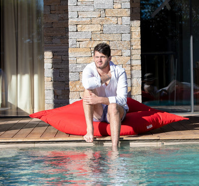 MXHOME XL Sitzsack schwimmend Mund rot - Outdoor-www.Stil-Ambiente.de-Pouf XL bouche Rouge C9