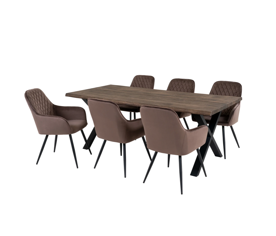 Matera dining table Aurelio Smoked