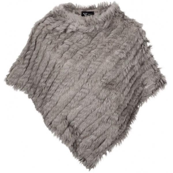 Molly Deluxe Poncho | Kaninchen, Wolle-Stil-Ambiente-NCF1003-3-OS