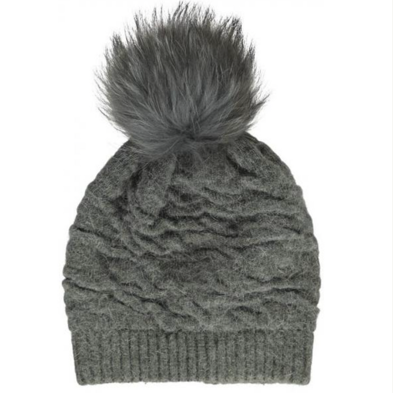 Natures Collection Sidse Beanie | Wolle, Waschbär-Stil-Ambiente-NCF1084-256-OS