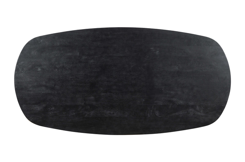 PTMD Alore black black diningtable oval 200 cm-8720014894403-Stil-Ambiente-719877