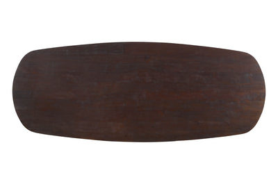 PTMD Alore brown black diningtable oval 240 cm-719883-Stil-Ambiente-719883