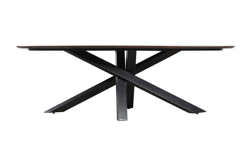 PTMD Alore brown black diningtable oval 280 cm-719887-Stil-Ambiente-719887