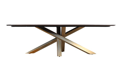 PTMD Alore brown gold diningtable oval 200 cm-719878-Stil-Ambiente-719878