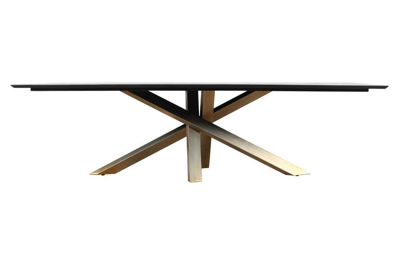 PTMD Alore brown gold diningtable rectangle 280 cm-719874-Stil-Ambiente-719874