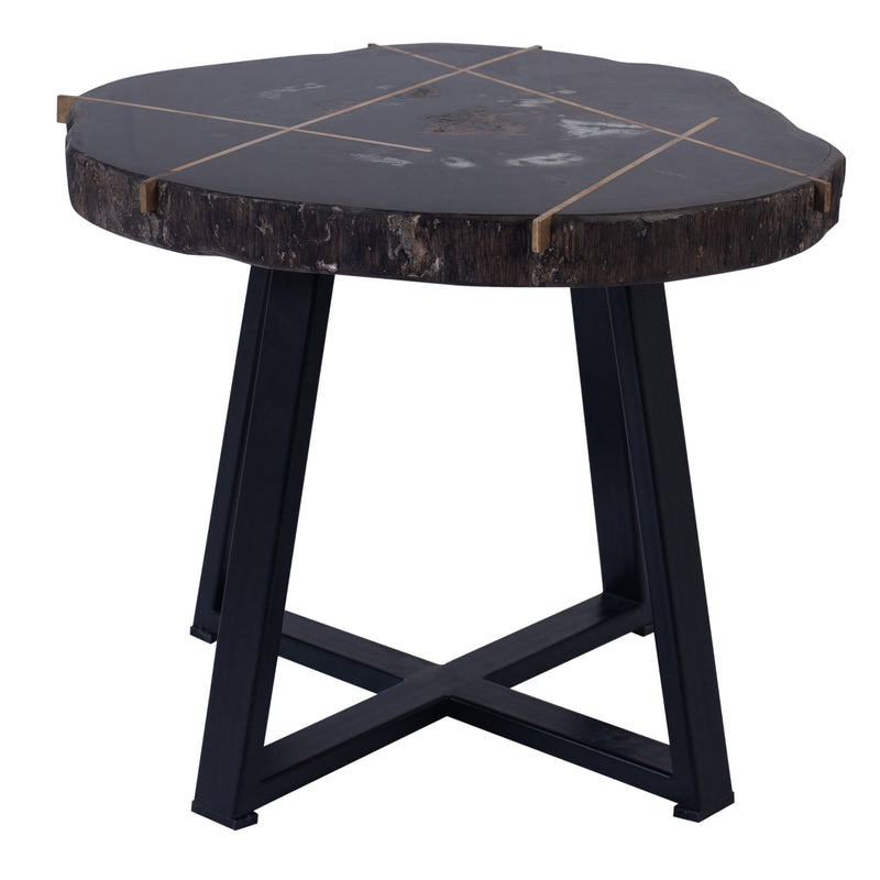 PTMD Tay Petrified wood black coffeetable metal low-8720014537928-Stil-Ambiente-706814