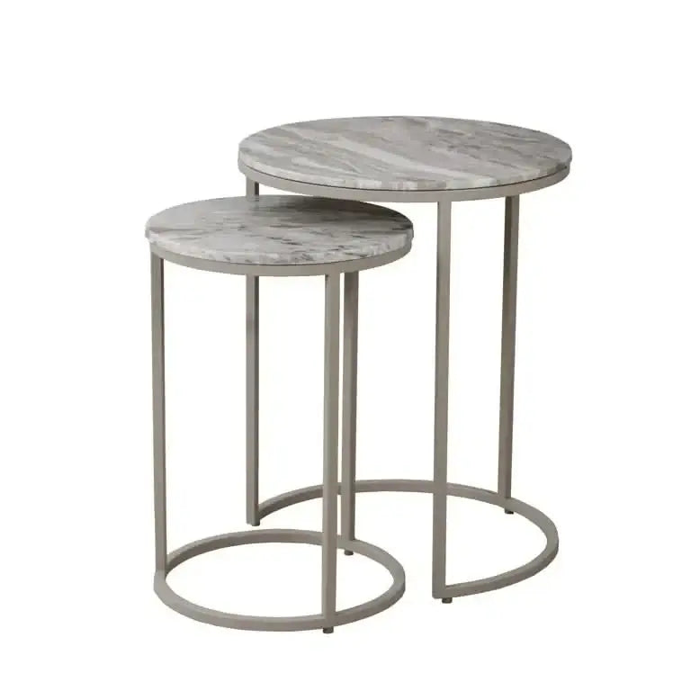 Richmond Interiors Beistelltisch Fairfax – 2er-Set (Stone)-Stil-Ambiente.de