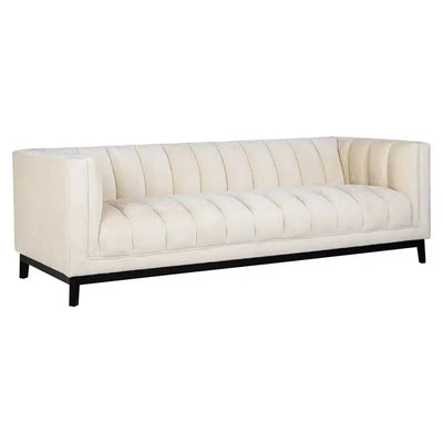 Richmond Interiors Couch Beaudy white chenille (FR-Bergen 900 white chenille)-8720621690542-Stil-Ambiente-S5141 FR WHITE CHENILLE