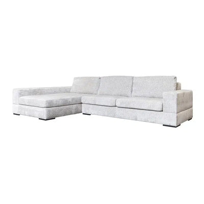 Richmond Interiors Couch Pasha Lounge Links + 3 Sitzer pearl island (Island pearl 106)-8720621690122-Stil-Ambiente-S5210LCHL+3AR.E362