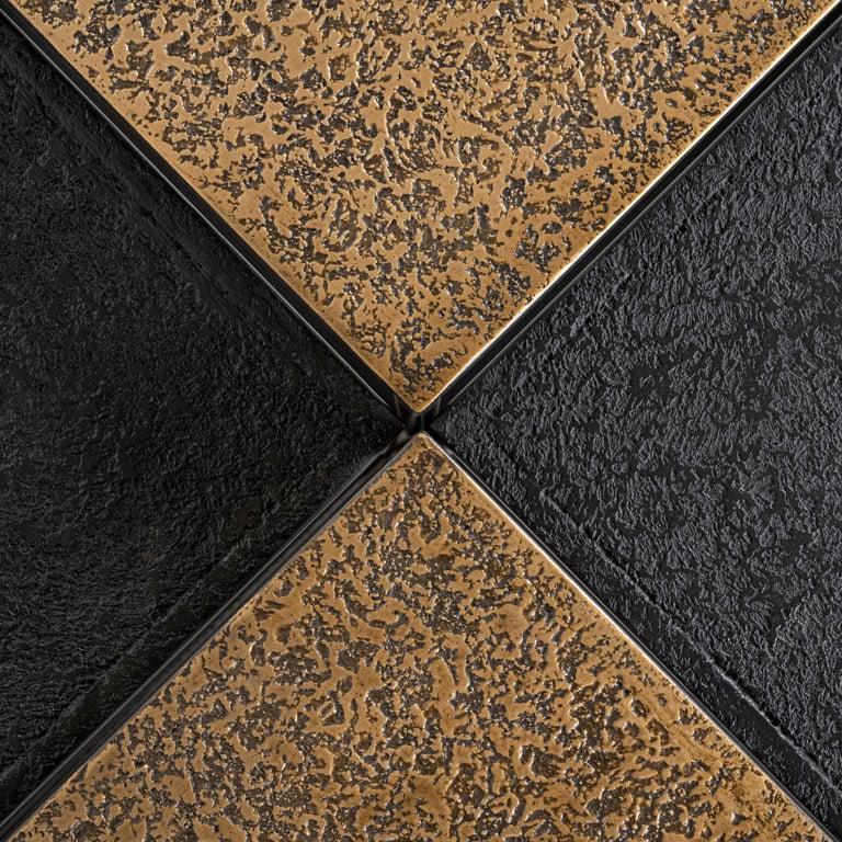 Richmond Interiors Couchtisch Ely set von 4 (Black/gold)-8720621684886-Stil-Ambiente-825210