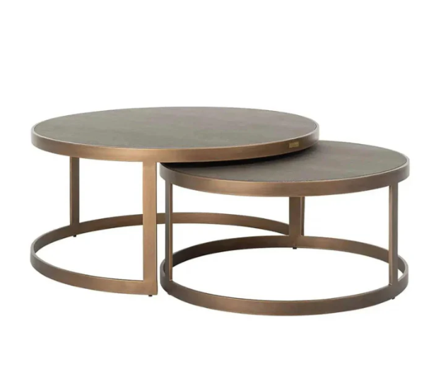 Richmond Interiors Couchtisch Glaspallten für 7523-www.Stil-Ambiente.de-GL-RND-SET7523