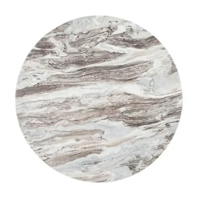 Richmond Interiors Couchtisch Oberoy – Ø80 cm (Brown)-Stil-Ambiente.de