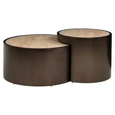 Richmond Interiors Couchtisch Ronson – 2er-Set (Beige)-Stil-Ambiente.de