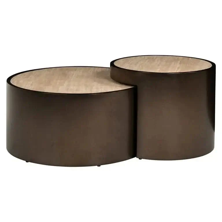 Richmond Interiors Couchtisch Ronson – 2er-Set (Beige)-Stil-Ambiente.de