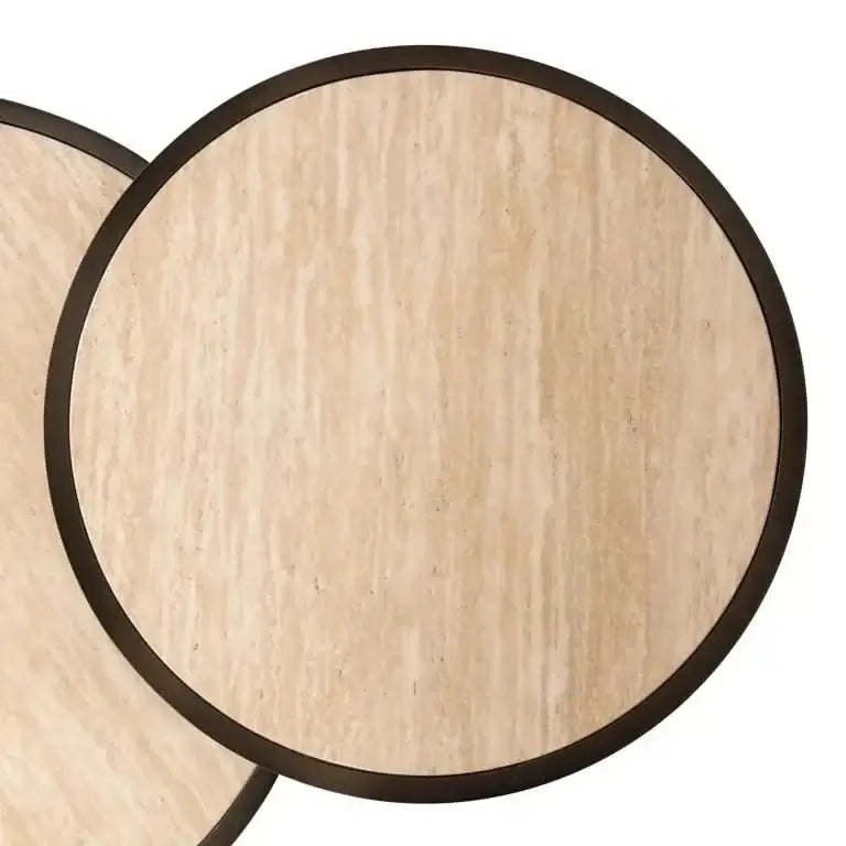 Richmond Interiors Couchtisch Ronson – 2er-Set (Beige)-Stil-Ambiente.de