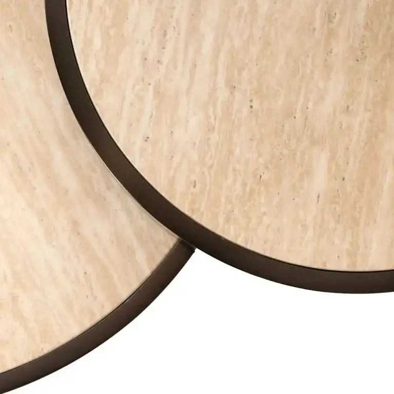 Richmond Interiors Couchtisch Ronson – 2er-Set (Beige)-Stil-Ambiente.de