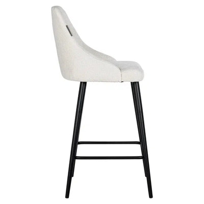 Richmond Interiors Counterstuhl Brooke white unicorn (Set von 2)-8720621691716-Stil-Ambiente-S4700 WHITE UNICORN