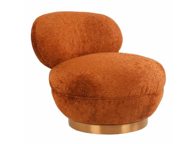 Richmond Interiors Drehbarer Easy Chair Jace Lovely cinnamon-8721009400036-Stil-Ambiente-S4736 LOVELY CINNAMON