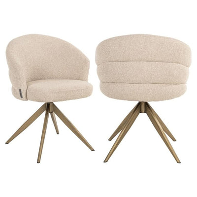 Richmond Interiors Drehstuhl Zendaya – Biscotti (Flammhemmend)-Stil-Ambiente.de