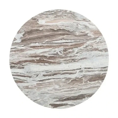 Richmond Interiors Esstisch Oberoy – Ø130 cm (Brown)-Stil-Ambiente.de