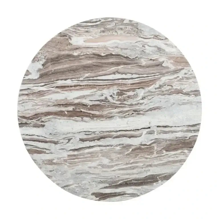 Richmond Interiors Esstisch Oberoy – Ø130 cm (Brown)-Stil-Ambiente.de