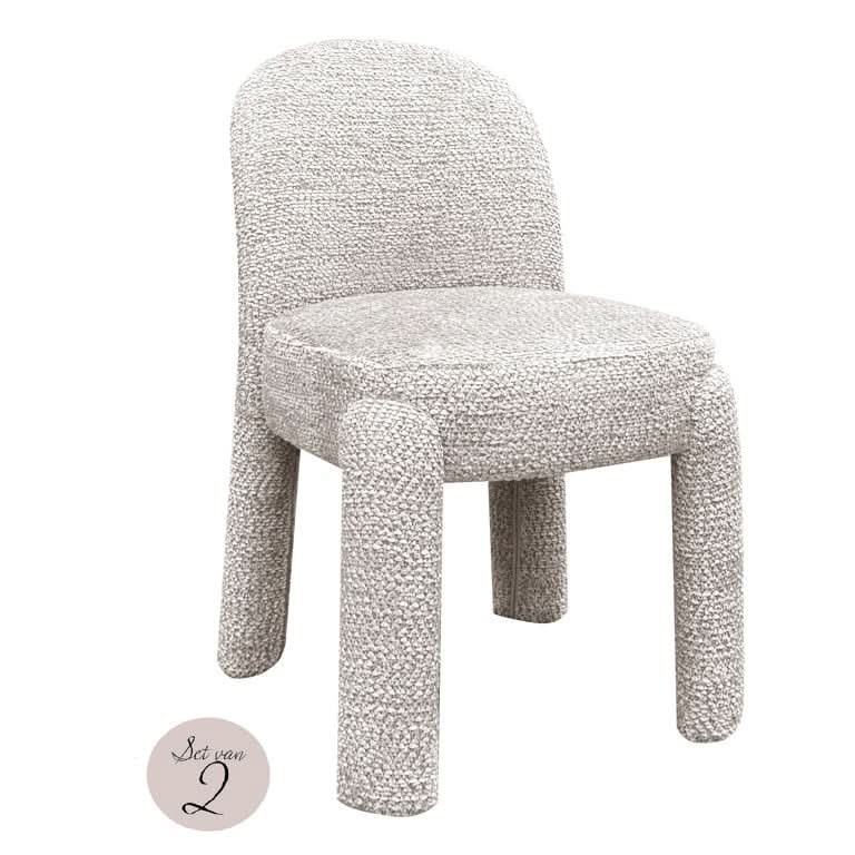 Richmond Interiors Esszimmerstuhl 2er-Set Brandi lovely beige (Be Lovely 170 Beige)-8721009414095-www.Stil-Ambiente.de-S4778 LOVELY BEIGE