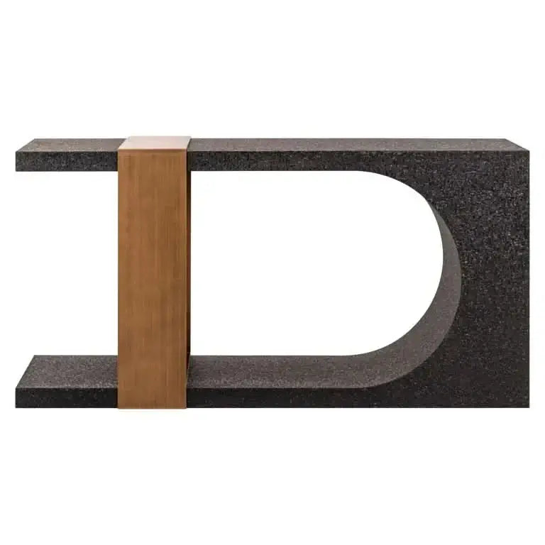 Richmond Interiors Konsolentisch Bazel (Black/gold)-Stil-Ambiente.de