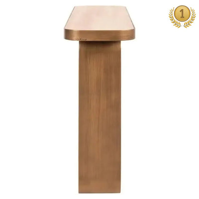 Richmond Interiors Konsolentisch Locarno – Brushed Gold-Stil-Ambiente.de