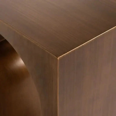 Richmond Interiors Konsolentisch Lugano – Brushed Gold-Stil-Ambiente.de