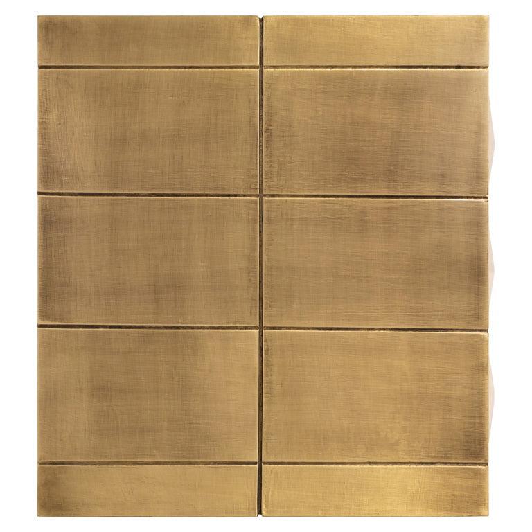 Richmond Interiors Nachtschränkchen Collada 3 Schubladen (Brushed Gold)-8720621692126-Stil-Ambiente-7588