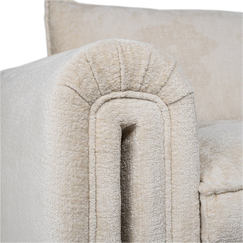 Richmond Interiors Sofa Couch Sandro white chenille (Bergen 900 white chenille)-8720621690832-Stil-Ambiente-S5143 WHITE CHENILLE