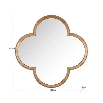 Richmond Interiors Spiegel Lowen – Brushed Gold-Stil-Ambiente.de