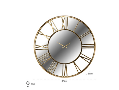Richmond Interiors Uhr Greyson (Gold)-8720621614487-Stil-Ambiente-KK-0059