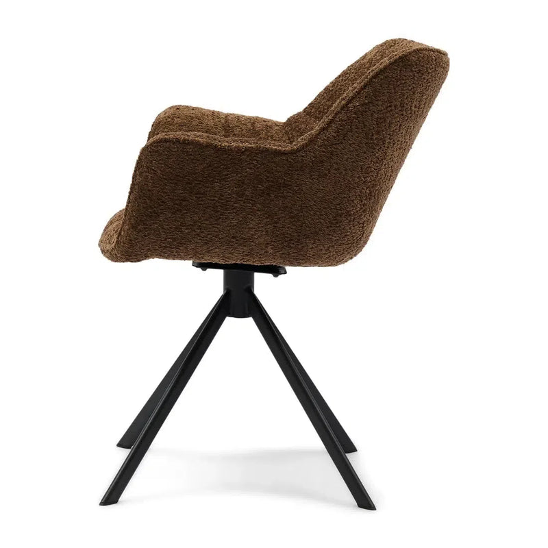 Riviera Maison Carnaby Drehbarer Esszimmerstuhl Umber Brown-8720794251281-www.Stil-Ambiente.de-31714003