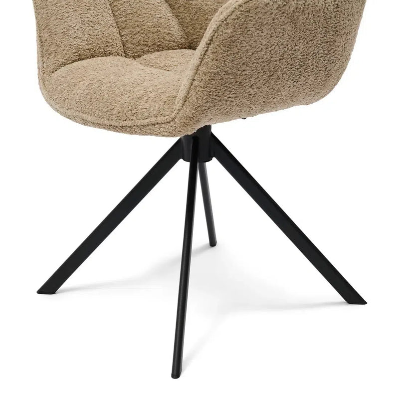 Riviera Maison Drehbarer Esszimmerstuhl Carnaby, Soft Walnut-8720794251267-www.Stil-Ambiente.de-31714001