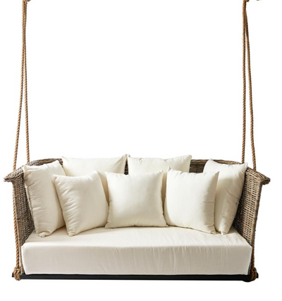 Riviera Maison Rustic Rattan Can Carlos Outdoor Hanging Sofa-8718056628032-Stil-Ambiente-409750