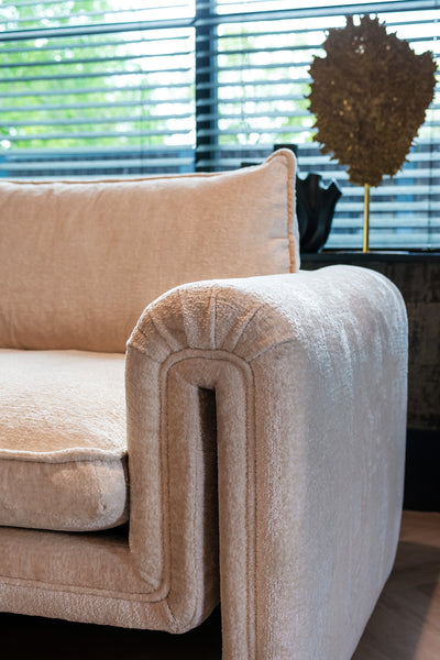 Richmond Interiors Sofa Couch Sandro white chenille (Bergen 900 white chenille)