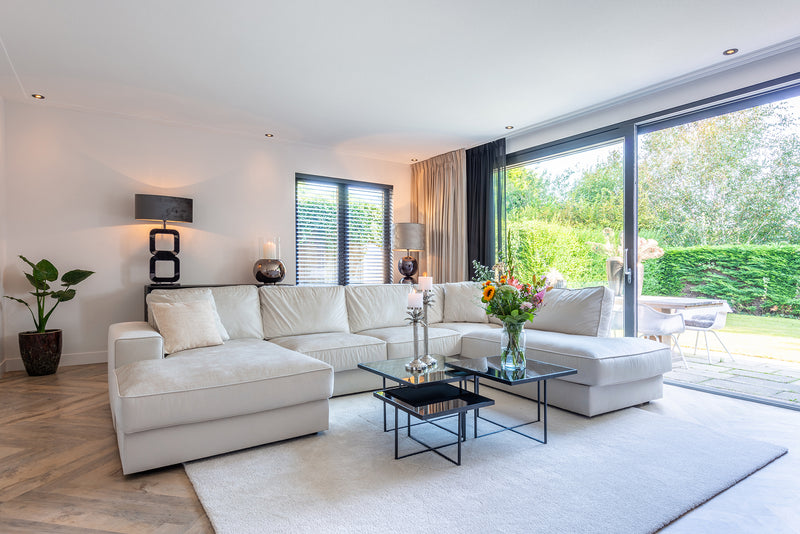 Richmond Interiors divano divano santos 2.5 sitzer+salone a destra 170 cm profondo x 349 cm di larghezza