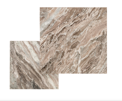 Richmond Interiors Table de Salon Rashford-2 Σετ (πέτρα)