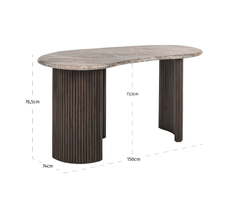 Richmond Interiors Schreibtisch Rashford dark brown-8721009415887-www.Stil-Ambiente.de-8584